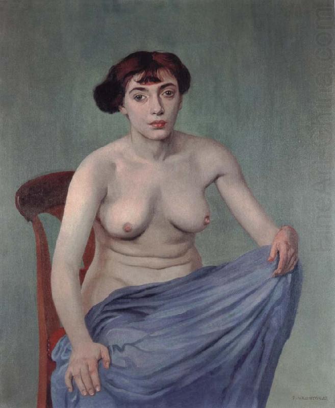 Torso with blue cloth, Felix Vallotton